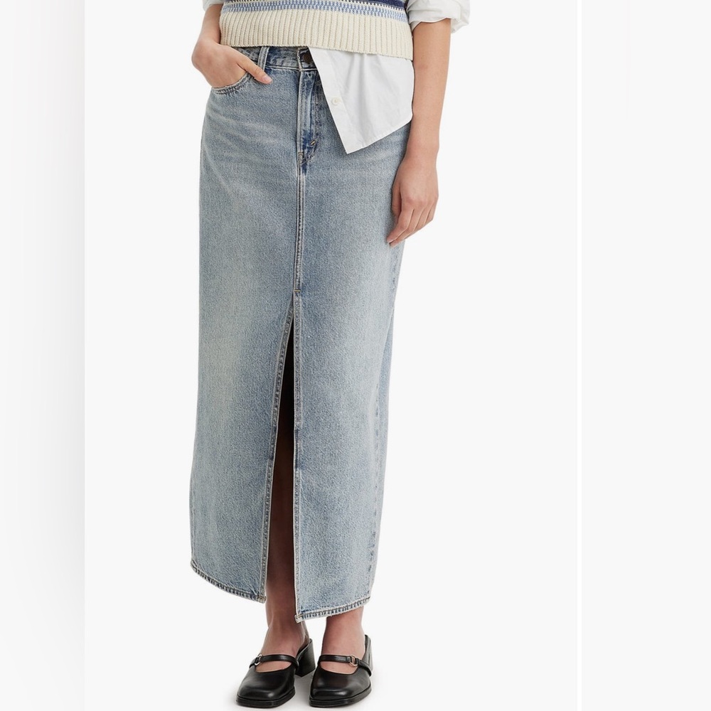 Levi’s Column Denim Skirt